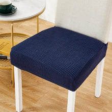 Load image into Gallery viewer, Removable Washable Anti-Dust Dinning Room Chair Seat Cushion Elastic Solid Printed Seat Cover For Chair Slipcovers For Dining Room Chair Protector Chair Cover Thick Stretch Chair Cover Removable Washable Dining Room Chair Protector Cover Seat Slipcover
