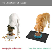 Load image into Gallery viewer, Reopet Silicone Dog Cat Bowl Mat Non-Stick Food Pad
