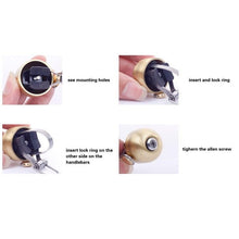 Load image into Gallery viewer, Retro Classical Bicycle Bell Clear Loud Sound  Road Bike Folding Bikes Handlebar Copper Ring Horn Safety Warning Alarm Bike Bell Classic Bicycle Bell For Bike Ring Bell With Loud Sound Bells For Road Mountain Bike Handlebars Adults
