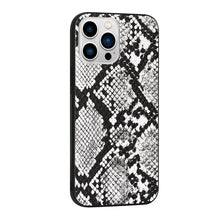 Load image into Gallery viewer, Retro Crocodile Leopard Snake Zebra Pattern Texture PU Leather Cases For iPhone 14 13 Phone Cover Unique Design Shockproof Soft Grip Leather Phone Case For iPhone

