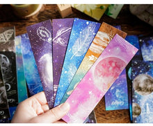 Load image into Gallery viewer, Retro Image Collection Paper Bookmarks Bookmarks For Books Share Book Markers Tab For Books Stationery Creative Poetic Bookmarks Painting Style Bookmarks Literary Bookmarks Message Cards Book Notes Paper Page Holder Reading Bookmarks For Women Men Kids
