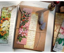 Load image into Gallery viewer, Retro Image Collection Paper Bookmarks Bookmarks For Books Share Book Markers Tab For Books Stationery Creative Poetic Bookmarks Painting Style Bookmarks Literary Bookmarks Message Cards Book Notes Paper Page Holder Reading Bookmarks For Women Men Kids
