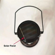 Load image into Gallery viewer, Retro Kerosene Lamp LED Horse Lantern Outdoor Waterproof Portable Rechargeable Solar Powered Flame Light
