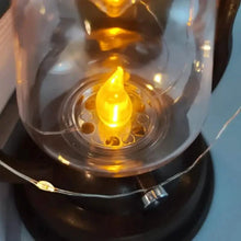 Load image into Gallery viewer, Retro Kerosene Lamp LED Horse Lantern Outdoor Waterproof Portable Rechargeable Solar Powered Flame Light
