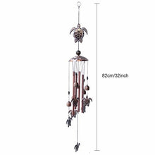Load image into Gallery viewer, Retro Metal Romantic Wind Catcher Animal Wind Chime Iron Art Wind Bell Tubes Aluminum Tubes Hanging Art Wind Bell Gift Hanging Pendant Ornament For Home Xmas Mom Gifts Festival Balcony Garden Decoration
