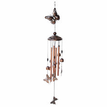 Load image into Gallery viewer, Retro Metal Romantic Wind Catcher Animal Wind Chime Iron Art Wind Bell Tubes Aluminum Tubes Hanging Art Wind Bell Gift Hanging Pendant Ornament For Home Xmas Mom Gifts Festival Balcony Garden Decoration
