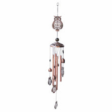 Load image into Gallery viewer, Retro Metal Romantic Wind Catcher Animal Wind Chime Iron Art Wind Bell Tubes Aluminum Tubes Hanging Art Wind Bell Gift Hanging Pendant Ornament For Home Xmas Mom Gifts Festival Balcony Garden Decoration
