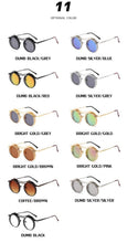 Load image into Gallery viewer, Retro Metal Round Circle Frame Sunglasses For Men New Fashionable New Round Shape Style Glasses For Women New Vintage Luxury Style Retro Sunglasses
