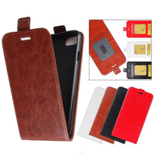 Load image into Gallery viewer, Retro PU Leather Shockproof Magnetic Wallet Flip Case Cover with Card Slot Holder for for iPhone Flip Leather Case for iPhone 12 Mini 6S 7 8+ 6 Plus Luxury Phone Cover for iPhone 11 Pro XR XS Max SE Flip Cases
