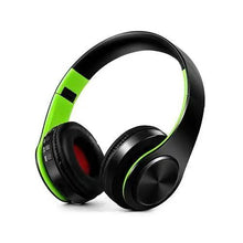 Load image into Gallery viewer, Retro Stereo Earphones Bluetooth Headphone Music Headset FM And Support SD Card With Mic And Volume Control, Wireless And Wired Headset
