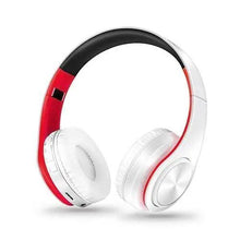 Load image into Gallery viewer, Retro Stereo Earphones Bluetooth Headphone Music Headset FM And Support SD Card With Mic And Volume Control, Wireless And Wired Headset
