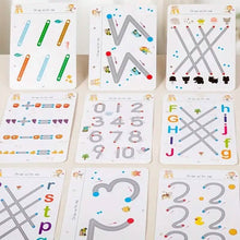 Load image into Gallery viewer, Reusable Magic Practice Workbook Set with Erasable Pen and Refills
