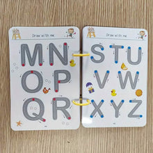 Load image into Gallery viewer, Reusable Magic Practice Workbook Set with Erasable Pen and Refills
