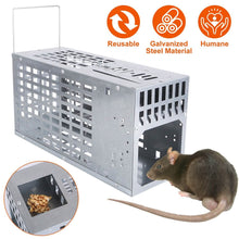 Load image into Gallery viewer, Reusable Metal Rat Cage Catch Release Continuous Capture
