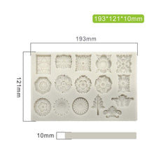 Load image into Gallery viewer, Reusable Retro Silicone Fondant Chocolate Aroma Stone Ornaments Resin Sugarcraft Mold For Pastry Cup Cake Decorating Crystal Stones Silicone Mold For Kitchen
