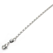 Load image into Gallery viewer, Rhodium Filled High Polish Finish Basic Necklace
