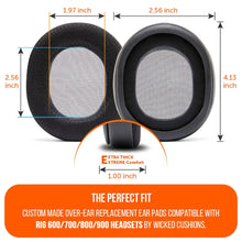 Load image into Gallery viewer, RIG 600, 700, 800 &amp; 900 Series Earpads - WC FreeZe Cooling Gel
