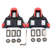 Load image into Gallery viewer, Road Bike Cycling Shoe Pedal Cleats Bicycle Accessories Road Bike Cleats For Cleats- Indoor Outdoor Spin Cycling Pedals Cleat &amp; Bicycle Clips Set
