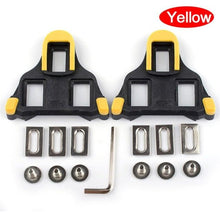 Load image into Gallery viewer, Road Bike Cycling Shoe Pedal Cleats Bicycle Accessories Road Bike Cleats For Cleats- Indoor Outdoor Spin Cycling Pedals Cleat &amp; Bicycle Clips Set

