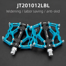 Load image into Gallery viewer, Road Bike Pedals Aluminum Alloy Anti-slip Bicycle Pedals Hollow-Carved Design Pedals Bicycle Accessories Mountain Bike Pedals Flat Bicycle Pedals Platform Cycling Sealed Bearing Aluminum Pedals For Mountain Bike
