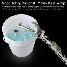 Load image into Gallery viewer, Roll Trap Log Rolling Mouse Catcher with 19.69" Mesh Ramp
