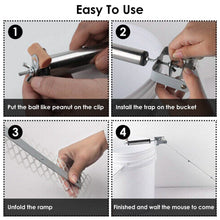 Load image into Gallery viewer, Roll Trap Log Rolling Mouse Catcher with 19.69" Mesh Ramp
