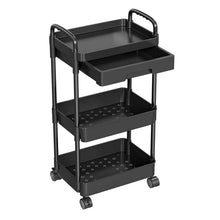 Load image into Gallery viewer, Rolling Utility Cart with Drawer
