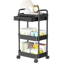 Load image into Gallery viewer, Rolling Utility Cart with Drawer
