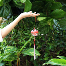 Load image into Gallery viewer, Romantic Cherry Wind Bells Japanese Wind Bell Japan Wind Chimes Handmade Glass Pendant Furin Home Decors Spa Kitchen Office Decor Birthday Gift Outdoor or Indoor Home Decors
