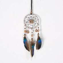 Load image into Gallery viewer, Romantic Dream Catcher Tree of Life Brown Native Handmade Traditional Dream Catcher Yin Yang 50" Long Home Decoration Feather Dream-catcher For Bedroom Wall Hanging Home Decor Wedding Party Blessing Gift
