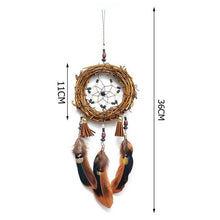 Load image into Gallery viewer, Romantic Dream Catcher Tree of Life Brown Native Handmade Traditional Dream Catcher Yin Yang 50" Long Home Decoration Feather Dream-catcher For Bedroom Wall Hanging Home Decor Wedding Party Blessing Gift
