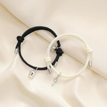 Load image into Gallery viewer, Romantic Magnet Bracelet Couple Classic Key Lock Pair Braslet Lucky Black Red Rope Braclet Key And Lock Attraction Matching Bracelet Lover Gifts For Boyfriend Girlfriend
