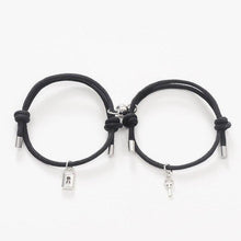 Load image into Gallery viewer, Romantic Magnet Bracelet Couple Classic Key Lock Pair Braslet Lucky Black Red Rope Braclet Key And Lock Attraction Matching Bracelet Lover Gifts For Boyfriend Girlfriend
