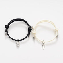 Load image into Gallery viewer, Romantic Magnet Bracelet Couple Classic Key Lock Pair Braslet Lucky Black Red Rope Braclet Key And Lock Attraction Matching Bracelet Lover Gifts For Boyfriend Girlfriend

