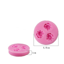 Load image into Gallery viewer, Rose Flower Shape 3D Silicone Mold Soap Making 3D Silicone Chocolate Cake Soft Candy Mold Baking Sugar Craft Decoration Rose Molds 3D Flower Fondant Silicone Molds Bloom Rose Shaped Mold Rose Flower Baking Mold
