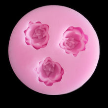 Load image into Gallery viewer, Rose Flower Shape 3D Silicone Mold Soap Making 3D Silicone Chocolate Cake Soft Candy Mold Baking Sugar Craft Decoration Rose Molds 3D Flower Fondant Silicone Molds Bloom Rose Shaped Mold Rose Flower Baking Mold
