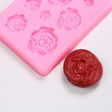 Load image into Gallery viewer, Rose Mold Flower Baking Silicone Cake Decorating Tool Pastry Fondant Sugarcraft Mould Chocolate Biscuits Cookies Kitchen Rose Silicone Fondant Mold Handmade Baking Tools
