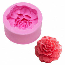 Load image into Gallery viewer, Rose Silicone Cake Mold 3D Flower Fondant Mold Cupcake Jelly Candy Chocolate Decoration Baking Tool Moulds Flower Bloom Rose Shape Silicone Fondant Soap
