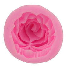 Load image into Gallery viewer, Rose Silicone Cake Mold 3D Flower Fondant Mold Cupcake Jelly Candy Chocolate Decoration Baking Tool Moulds Flower Bloom Rose Shape Silicone Fondant Soap
