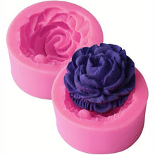 Load image into Gallery viewer, Rose Silicone Cake Mold 3D Flower Fondant Mold Cupcake Jelly Candy Chocolate Decoration Baking Tool Moulds Flower Bloom Rose Shape Silicone Fondant Soap
