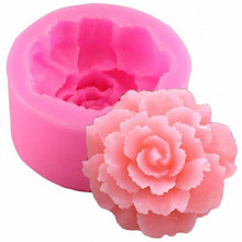 Load image into Gallery viewer, Rose Silicone Cake Mold 3D Flower Fondant Mold Cupcake Jelly Candy Chocolate Decoration Baking Tool Moulds Flower Bloom Rose Shape Silicone Fondant Soap
