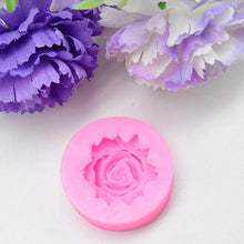 Load image into Gallery viewer, Rose Silicone Cake Mold 3D Flower Fondant Mold Cupcake Jelly Candy Chocolate Decoration Baking Tool Moulds Flower Bloom Rose Shape Silicone Fondant Soap

