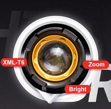 Load image into Gallery viewer, Rotatable Bicycle Light 800 Lumen Led Bike Headlight Zoom USB Rechargeable Aluminum Alloy Bike Lights Front And Back Powerful USB Rechargeable Bicycle Light Waterproof Bike Headlight Taillight 5000mAh
