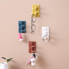 Load image into Gallery viewer, Rotating Hook Adhesive Creative Nordic Wall-mounted Bathroom Strong Hook Self Adhesive Kitchen Hanger Key Storage Home Organizer Domestic Suction Hooks Rotating Space Saving Hook Domestic Suction Hooks Rotating Space Saving Hook
