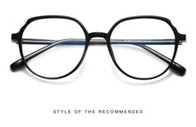 Load image into Gallery viewer, Round Frames Anti-Blue Light Optical Frame Glasses Eyewear Reading Glasses Blue Light Blocking Glasses Women And Men Retro Half Frame Anti Eyestrain Computer Gaming Glasses
