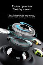 Load image into Gallery viewer, Round Game Joystick For Mobile Phone Rocker Tablet Android, Metal Button Controller With Suction Cup Mobile Phone Game Joystick Game Control Touch Screen Joypad Game Controller
