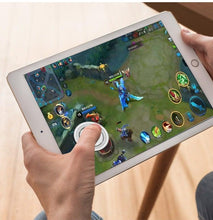 Load image into Gallery viewer, Round Game Joystick For Mobile Phone Rocker Tablet Android, Metal Button Controller With Suction Cup Mobile Phone Game Joystick Game Control Touch Screen Joypad Game Controller
