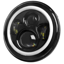 Load image into Gallery viewer, Round LED Headlight Halo Angel Eyes for Jeep Wrangler
