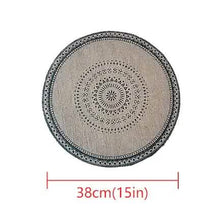 Load image into Gallery viewer, Round Mandala Placemats
