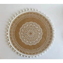 Load image into Gallery viewer, Round Mandala Placemats
